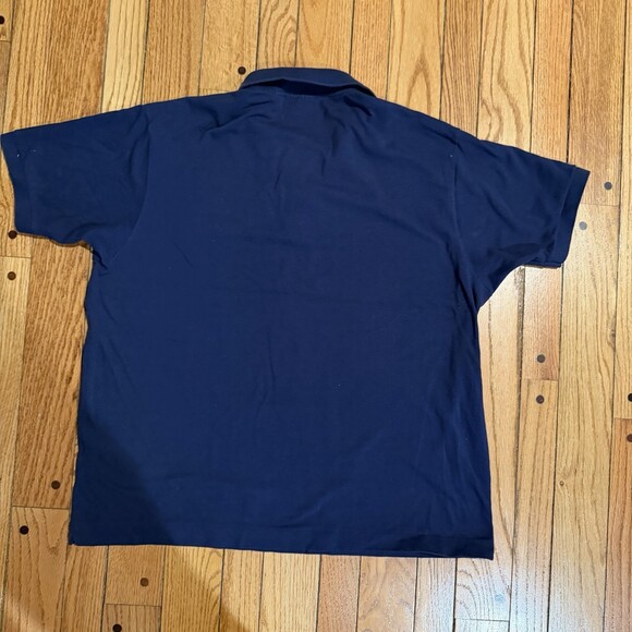 Lacoste Classic Fit Navy Blue Polo Shirt Mens XXL Short Sleeve Cotton - Picture 5 of 10